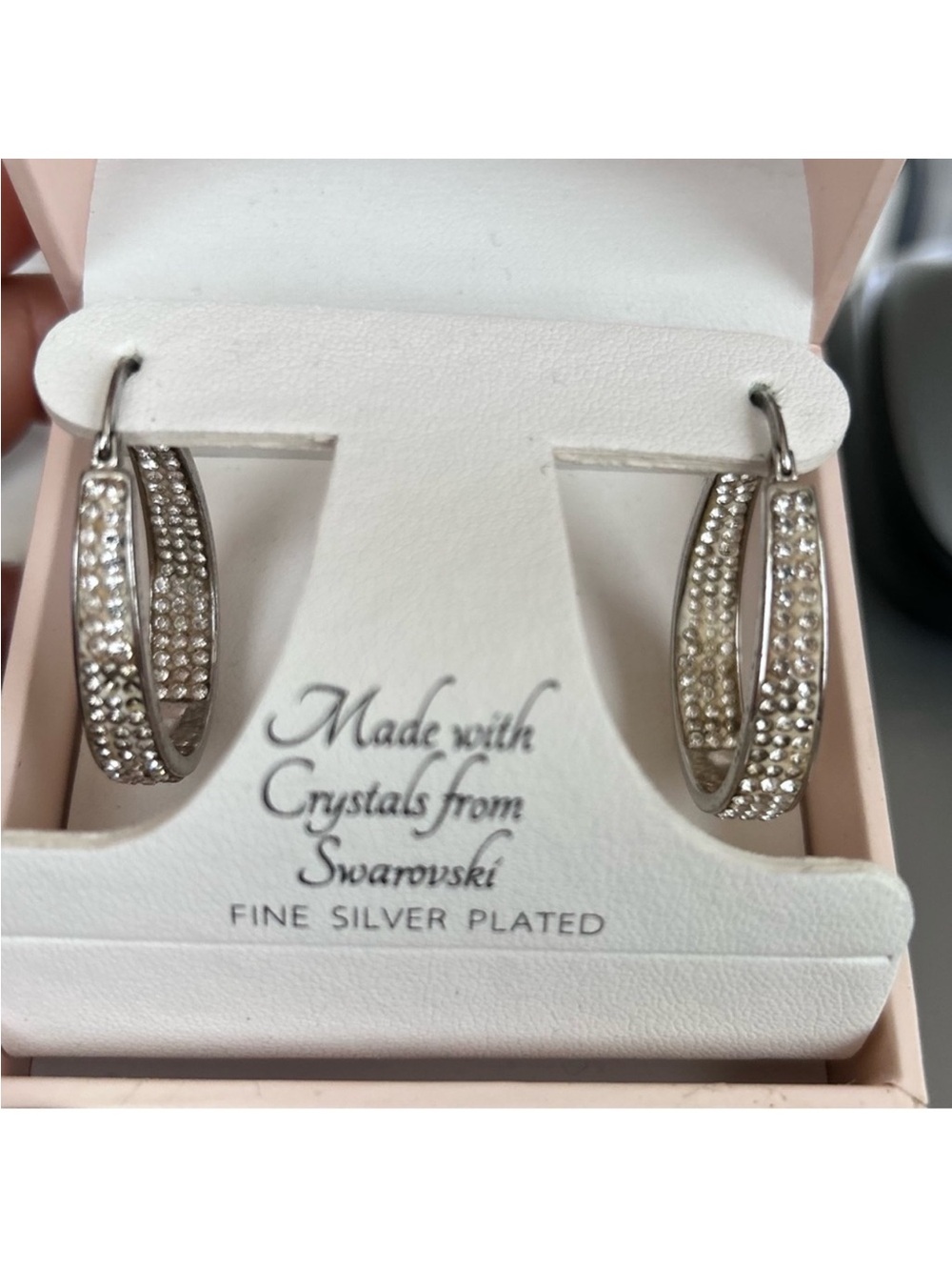 Swarovski Hoop Earrings